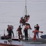 Spektakuläre Rettung auf dem Rhein