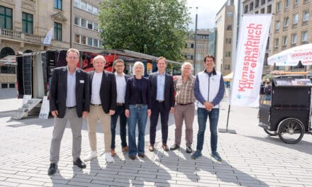 Klima-Aktionstag der Landeshauptstadt mit dem Solarbutterfly auf dem Schadowplatz