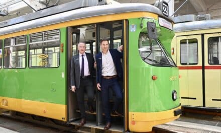 Bahn „Helmut“ ist aus Posen zurückgekehrt und steht für deutsch-polnische Freundschaft