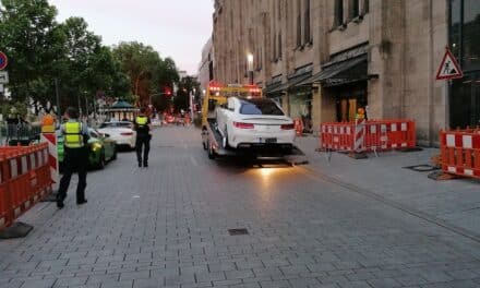 Kontrollen der AG-Tuning in der Innenstadt