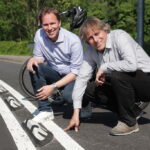 Baulich getrennter Radweg für mehr Sicherheit auf der Karlsruher Straße