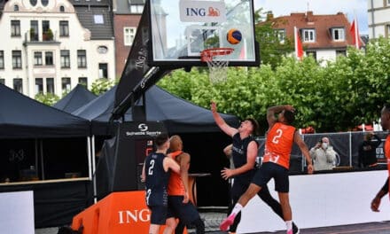 Deutsche Meister im 3x3 Basketball aus Düsseldorf beim Olympic Adventure Camp