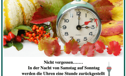 Nicht vergessen.……