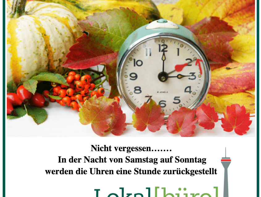 Nicht vergessen.……