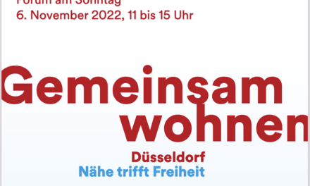 Informationstag “Gemeinsam wohnen” am Sonntag, 6. November