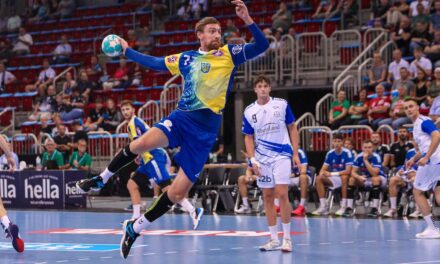 Handballer des HC Motor Zaporizhzhia starten in European League