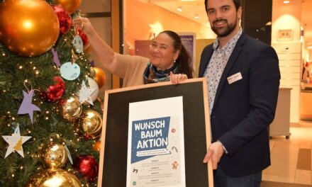 Wunschbaum-Aktion in den Düsseldorf Arcaden sorgt für strahlende Kinderaugen