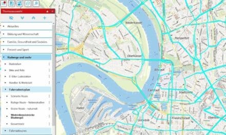 Schneefreie Radwege — das Düsseldorfer Winterradwegenetz