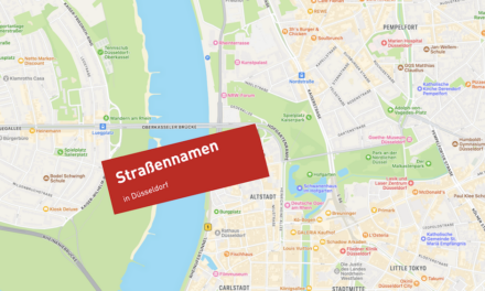 Umbenennung der historisch belasteten Straßennamen in Düsseldorf