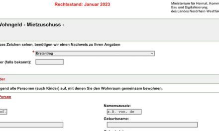 Wohnungsamt informiert zum neuen Wohngeld