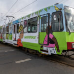 Greenpeace-Bahn wirbt für alternative Mobilitätsformen und lebenswertere Städte