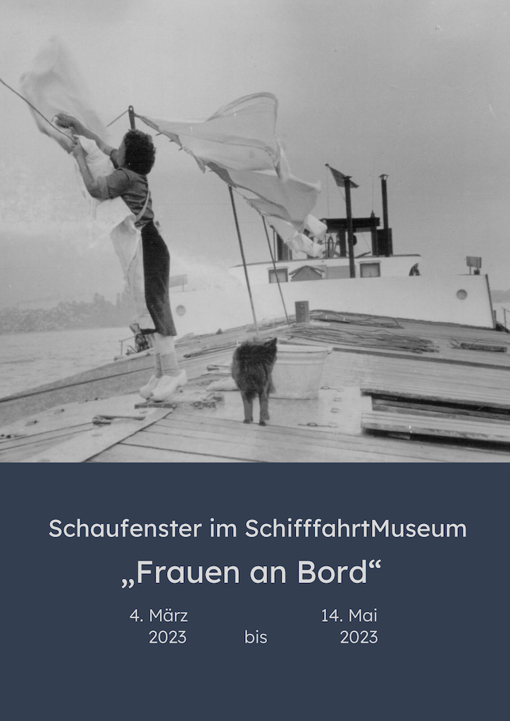 Die Ausstellung "Frauen an Bord" wird vom 4. März bis zum 14. Mai im SchifffahrtMuseum Düsseldorf gezeigt,(c)SchifffahrtMuseum Düsseldorf/ Mannesmann-Archiv