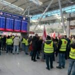Flugausfälle am Flughafen Düsseldorf am 27. März