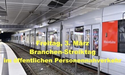 Freitag Branchenstreiktag im ÖPNV