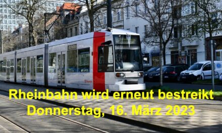 Rheinbahn wird am Donnerstag bestreikt – begrenztes Angebot auf einigen Buslinien