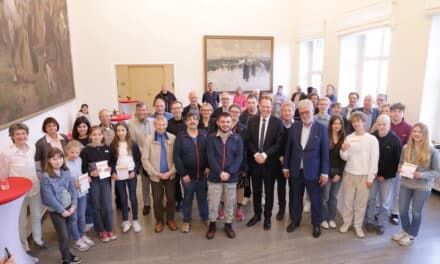 Sportabzeichen-Jubilare im Rathaus geehrt