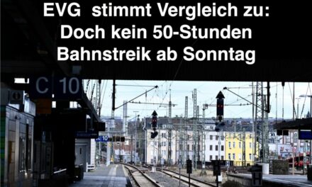 Warnstreik bei der Bahn ist abgewendet