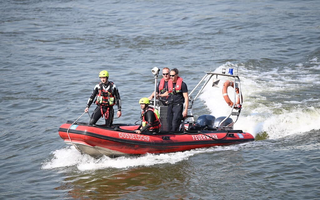 Internistischer Notfall auf einem Rheinschiff