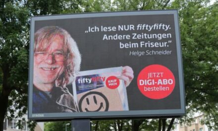 Helge Schneider unterstützt fiftyfifty