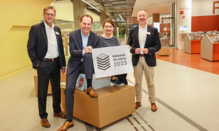 Düsseldorfer Zentralbibliothek im KAP1 als “Bibliothek des Jahres 2023” ausgezeichnet