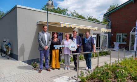 Feierlichkeiten zur Erweiterung der Kita Kaldenberger Straße in Holthausen