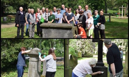 Paten pflegen historische Grabstätten auf dem Golzheimer Friedhof