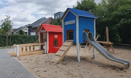 Düsseldorfs Helgoland-Spielplatz ist eröffnet