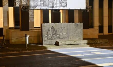 Gedenken an zerstörte Große Synagoge in Düsseldorf