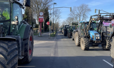 Proteste von Landwirten und Transportunternehmen in Düsseldorf — Verkehrsstörungen bleiben jedoch im Rahmen