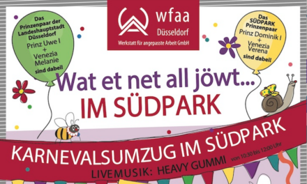 Karnevalsumzug im Südpark „Wat et net all jöwt“