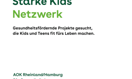 Gesundheitsfördernde Projekte für Kinder und Jugendliche gesucht