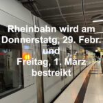 Zweitägiger Warnstreik bei der Rheinbahn angekündigt