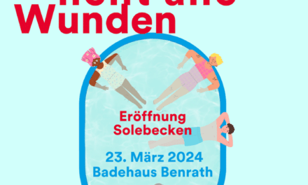 Eröffnung des Solebeckens im Badehaus Benrath