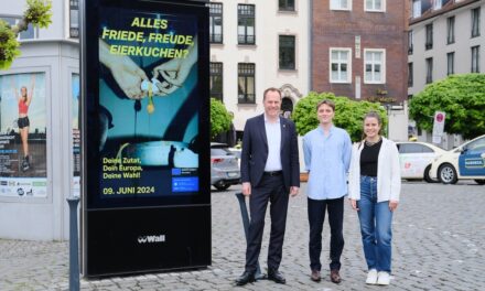 Stadtweite Plakatkampagne zur Europawahl