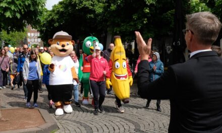 Rund 160 Teilnehmende beim inklusiven Fackellauf in Düsseldorf