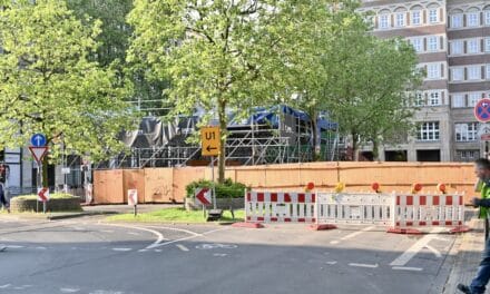 Baustelle Heine Platz wird „aufgehübscht“/Kosten unbekannt