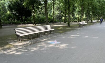 Lichtbänke im Hofgarten leuchten rund um die Uhr: Stadt gibt Erklärung ab