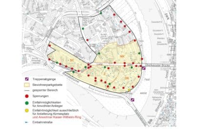 Rheinkirmes: Informationen für Anwohner und Anlieger