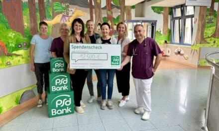 PSD Bank Rhein-Ruhr unterstützt mit 25.000 Euro die Kinderkardiologien der Uniklinik Düsseldorf und des Klinikums Dortmund