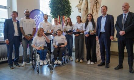 Düsseldorfer Sportler auf dem Weg zu den Olympischen Spielen in Paris