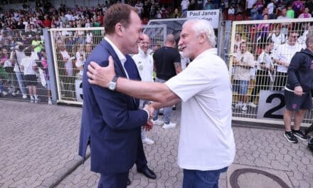 Deutsche Fußballnationalmannschaft trainiert im Düsseldorfer Paul-Janes-Stadion