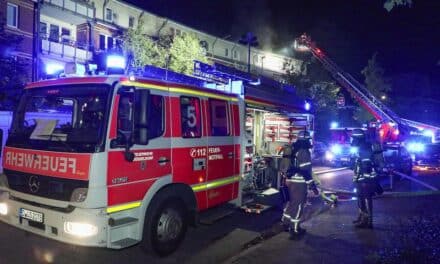 Wohnungsbrand in Mehrfamilienhaus: 10 Menschen und ein Hund gerettet