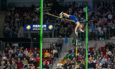 Malaika Mihambo springt beim ISTAF INDOOR in Düsseldorf