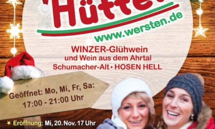 Die letzte Glühweinhütte vor der Altstadt – Ein Treffpunkt in Wersten