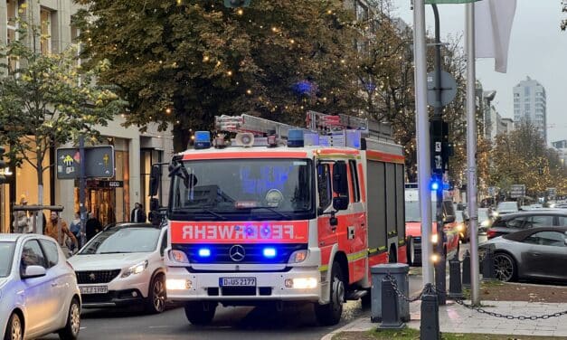 Brand in einem Lebensmittelgeschäft – Sprinkleranlage verhindert Schlimmeres