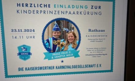 Die Kinderprinzen werden gekürt