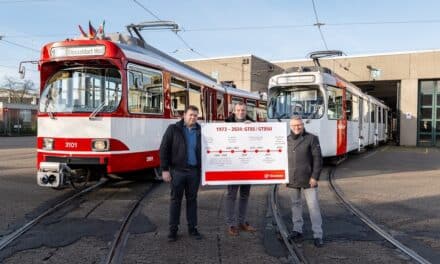 Rheinbahn verabschiedet die ältesten Stadtbahnwagen