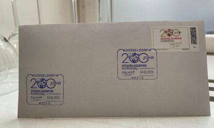 Hoppeditz Sonderbriefmarke: Jecker Mogelei auf der Spur?