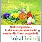 Uhren werden umgestellt.….…..
