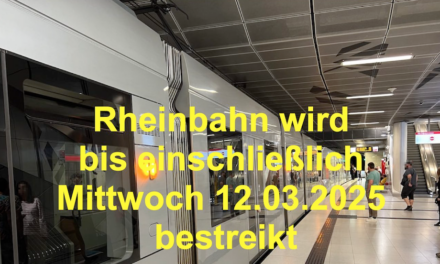 Rheinbahn wird auch am Mittwoch bestreikt – begrenztes Angebot auf einigen Buslinien